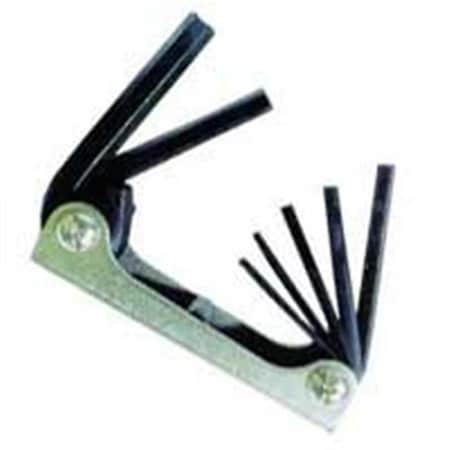 Keen Hex Keys, 7 Piece Folding Metric Hex Bit Set KE278673